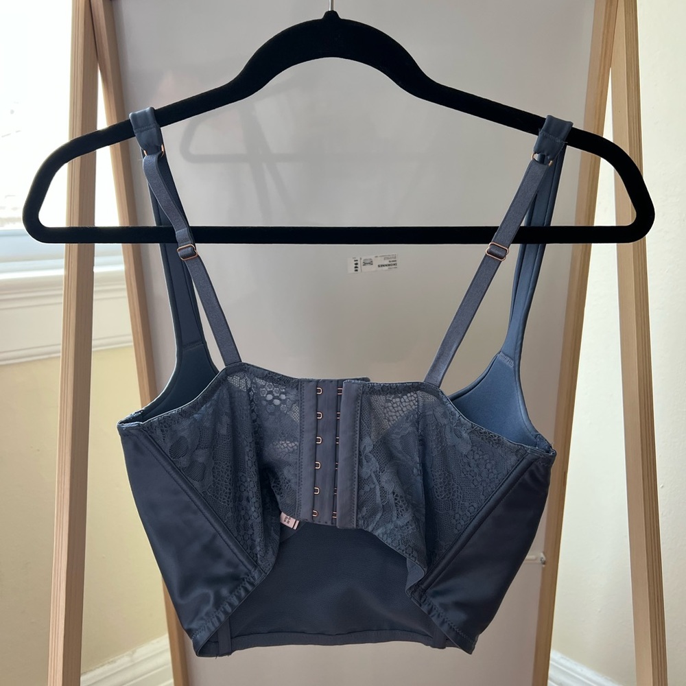 VS blue bustier top